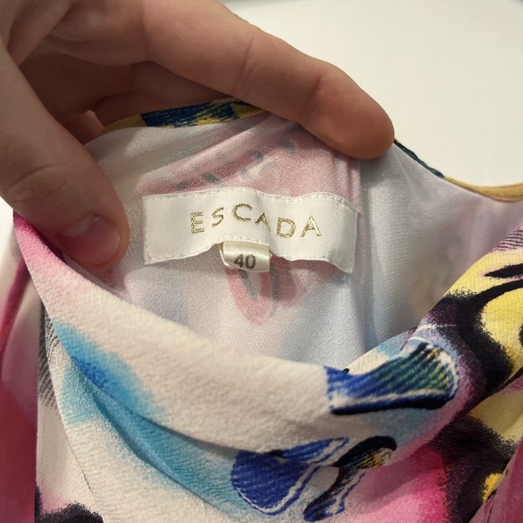 Escada Graffiti Silk Dress - Picture 4 of 4